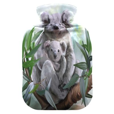 HMZXZ 2 L Hot Water Bottle with Koala Watercolor Cover