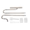 Tyenaza 304 Stainless Steel Adjustable Aquarium Lily Pipe Inflow/Outflow Set with Surface Skimmer, 12 mm view 1