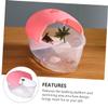 minkissy 2-Piece Tortoise Enclosure, Waterproof Plastic Terrarium with Climbing Feature for Tortoises and Reptiles, Transparent Design view 2