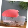 minkissy 2-Piece Tortoise Enclosure, Waterproof Plastic Terrarium with Climbing Feature for Tortoises and Reptiles, Transparent Design view 3