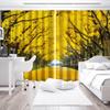 BOONGA Yellow Ginkgo Tree Blackout Curtains, 2-Piece Set, 213 x 117 cm view 2