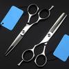 SUNMME 5.5-Inch Hair Cutting Scissors, Professional 440C Hair Shears for Left-Handed Users, Thinning and Barber Scissors view 1