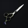 SUNMME 6-Inch 440C Stainless Steel Hair Cutting Scissors, Salon Barber Peacock Set view 2