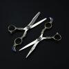 SUNMME 6-Inch 440C Stainless Steel Hair Cutting Scissors, Salon Barber Peacock Set view 3