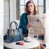 WolFum Women's PU Leather Handbag and Shoulder Bag with Leopard Strap view 4