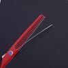 SUNMME 6CR 6-Inch Red and Black Professional Hair-Cutting Scissors view 2