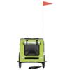 BaraSh Dog Bicycle Trailer, Green and Gray view 4