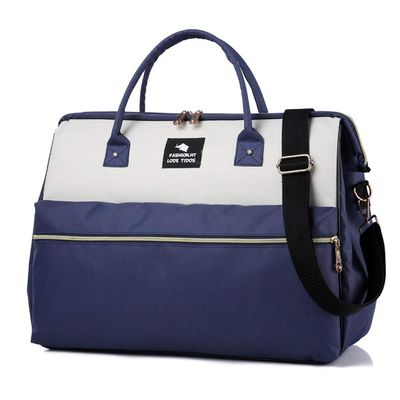 WolFum ZHANGQIANG 3-in-1 Rolling Travel Bag, Cabin-Approved, Blue, Small