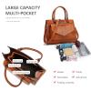 WolFum Women's Handbag with Top Handles, Crocodile-Pattern Shoulder Bag, Medium, PU Leather view 4