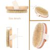 Azymi Dry Body Brush for Lymphatic Drainage and Exfoliation, 13 x 6.5 cm view 4