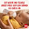 NUK Perfect Match Baby Bottle Nipple, 6+ Months, Silicone, Anti-Colic, Universal, 2-Pack view 2