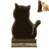 Cat Self-Groomer Wall Scratcher with Massage Comb view 1