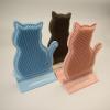 Cat Self-Groomer Wall Scratcher with Massage Comb view 4
