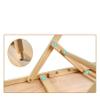 Foldable Wooden Dog Ramp and Steps for Small Dogs and Cats, Non-Slip Carpet, 70 x 35 cm, 2 Height Settings 30–40 cm view 2