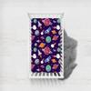 Odot Fitted Sheet for Crib and Toddler Mattresses, Planet Pattern, Microfiber, Style A, 45 x 90 cm view 1