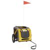 Camerina Dog Bicycle Trailer, Yellow and Gray view 3