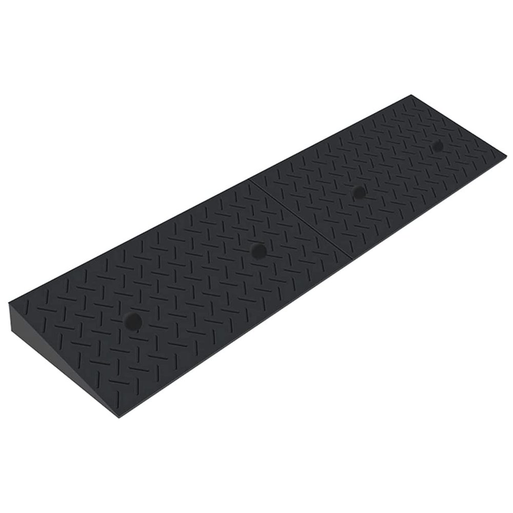 Non-Slip Recycled Rubber Threshold Ramp for Wheelchairs and Scooters