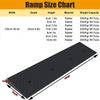 Non-Slip Recycled Rubber Threshold Ramp for Wheelchairs and Scooters view 2