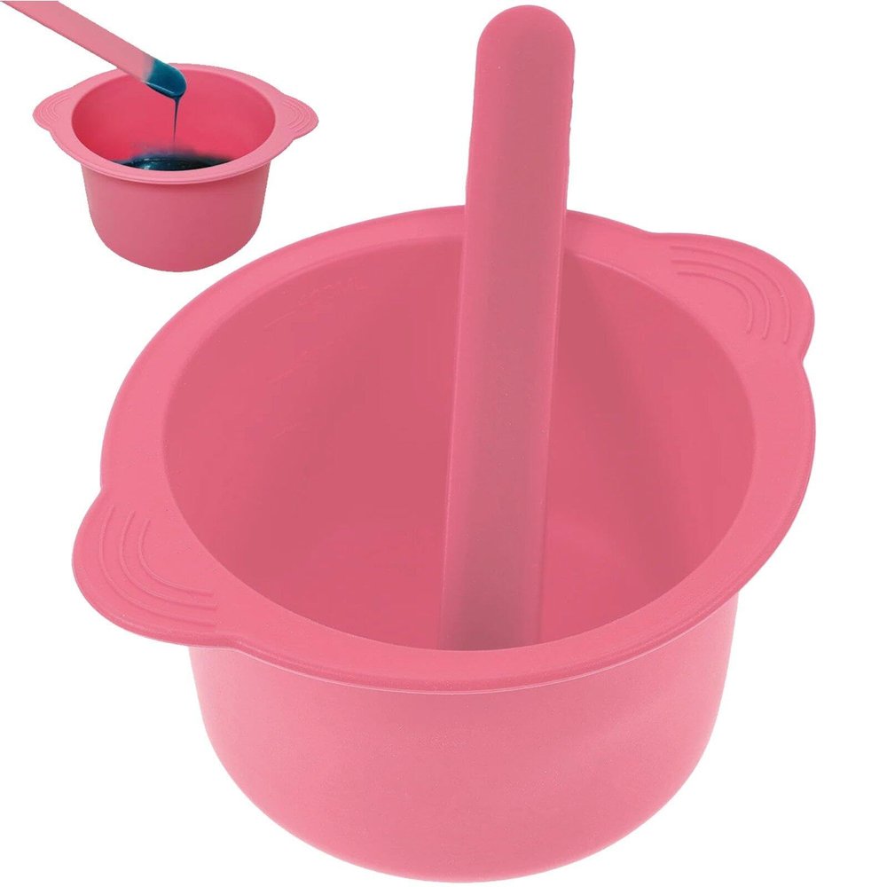 Fituenly Reusable Silicone Wax Warmer Liner with Spatula