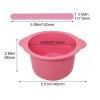 Fituenly Reusable Silicone Wax Warmer Liner with Spatula view 2