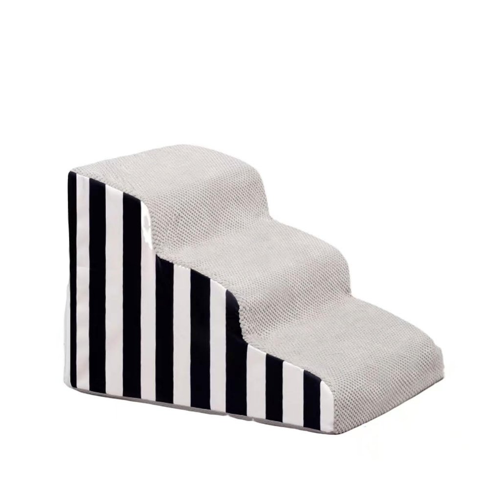 Tylxayoxa Dog Stair 2 Steps - Wide Pet Ramp for Small Dogs and Cats
