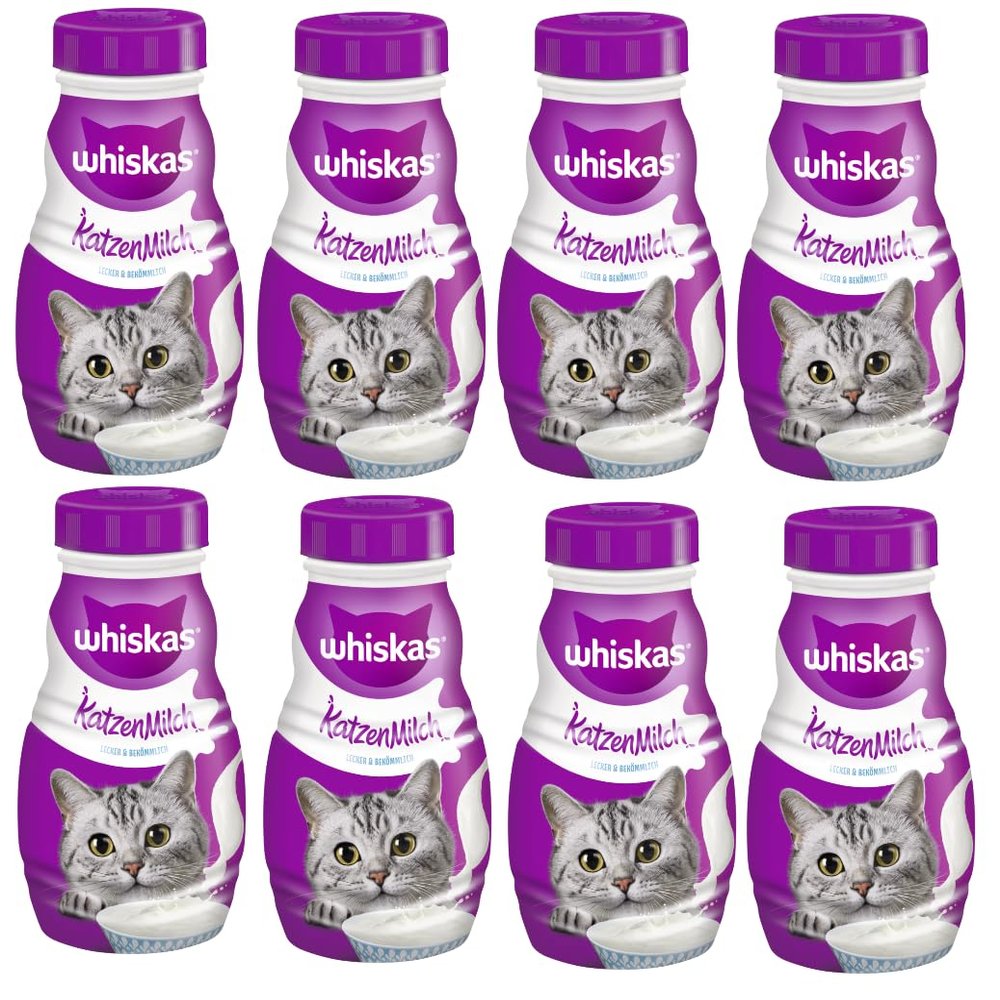 WHISKAS Cat Milk (8 x 200 ml)