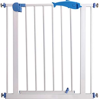FLYIFE Pet Playpen and Safety Gate, Easy to Set Up, Safety Lock, for Stairways, Hallways, Doors, Railings, Fences and Indoor Use, Height 76