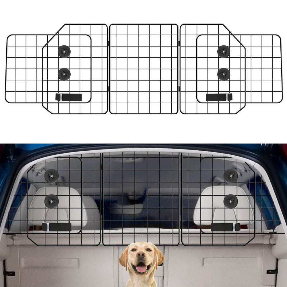 OUSHENG Dog Car Barrier for SUVs, Adjustable Cargo Area Divider