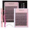 KISSXIAOYA DIY Custom Cluster Eyelash Extension Tool Set (240 pcs, 30D, 0.07D Curl, Mixed 9–15 mm) view 1