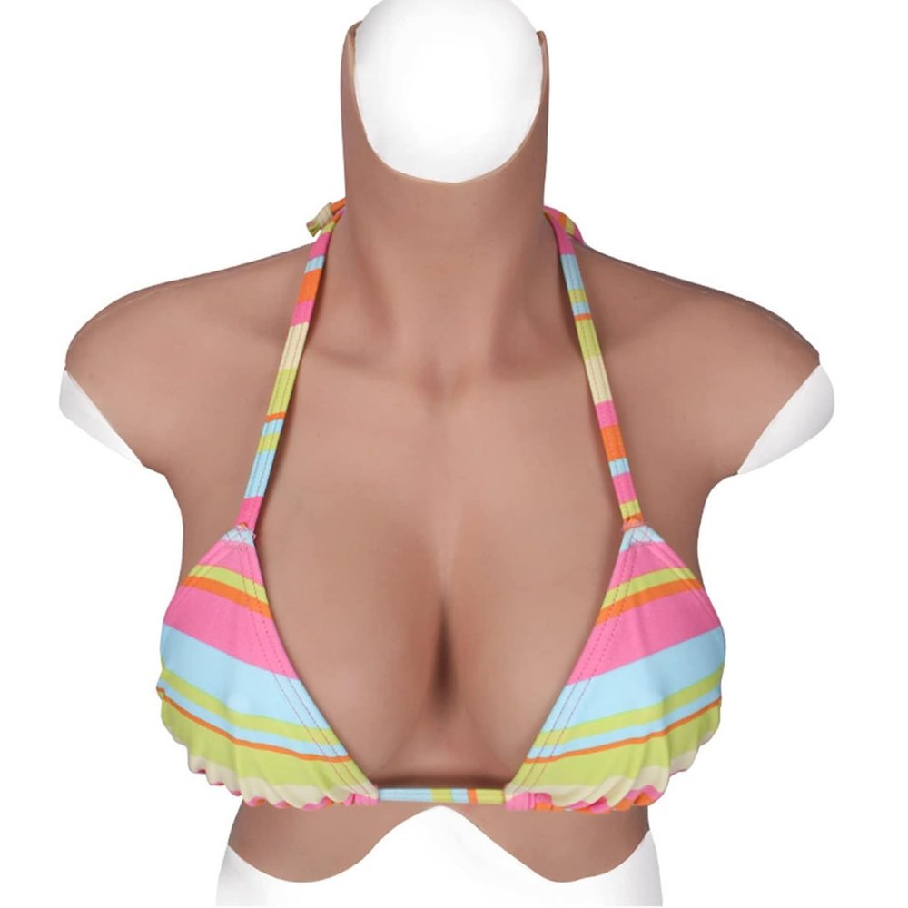 Realistic Silicone Breast Forms, I Cup, Asian Yellow