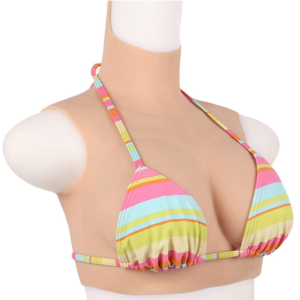 Silicone Breast Forms, I Cup, Asian Yellow
