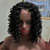 Short Tousled Curly Afro Wig for Black Women, Synthetic view 2
