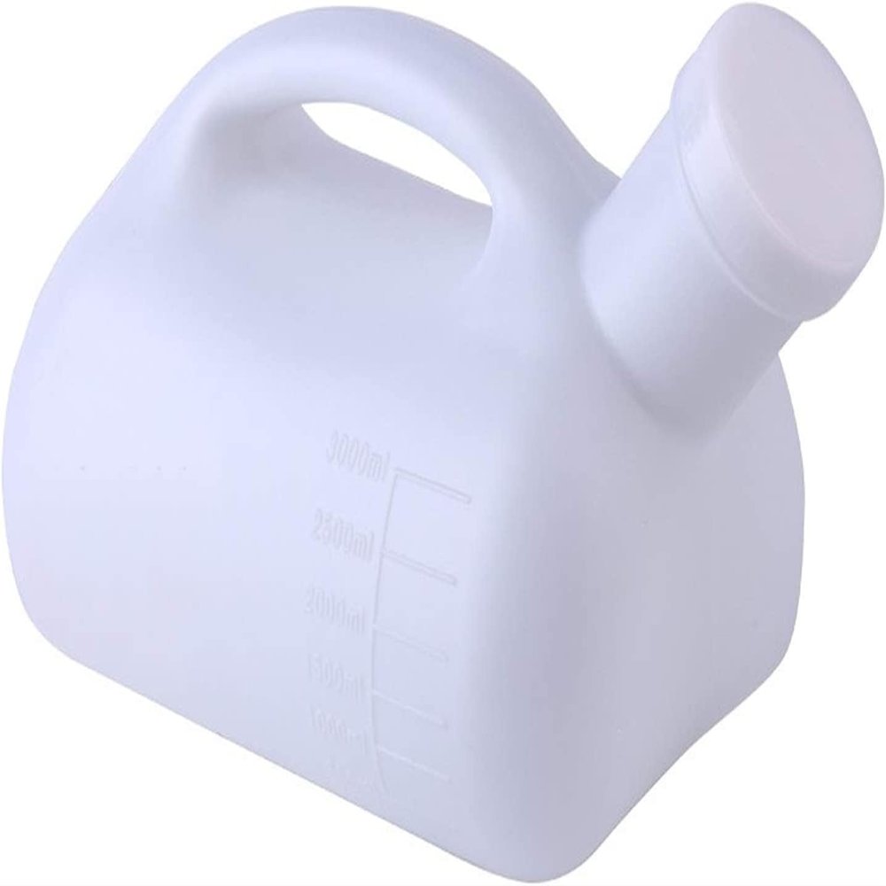 GINTON Male Urinal Bottle, Portable Emergency Urinal, 3,000 mL