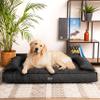 DOGGY Dog Bed, Mattress, Couch for Small and Large Dogs, Black, L: 78x54 cm view 2