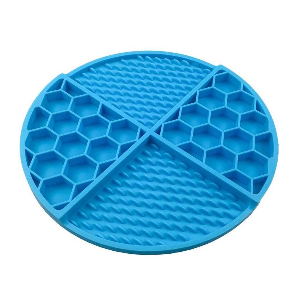 Licky Pad Feeding Mat for Cats, Blue
