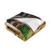 ASEELO 127 x 102 cm Thick Flannel Blanket, Italian Old Street Design, Fleece Throw for Bed, Couch and Travel view 4