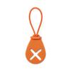 DOG Copenhagen Flexy Dog Waste Bag Holder, Orange Sun, One Size view 2