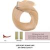 HotLulana Tape-In Extensions Human Hair #18, 24 in/60 cm, 50 g, 20 Pieces view 4
