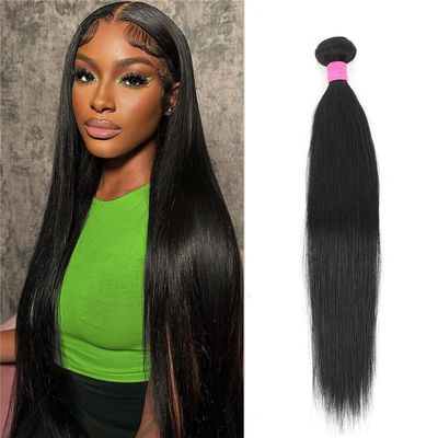 TOOCCI Straight Hair Bundle, 100% Brazilian Virgin Human Hair, 90–95 g, 30 in