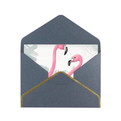 Pink Flamingo Thank-You Cards with Envelopes, 4.5 x 6 in, for Weddings, Parties, and Welcoming a New Baby