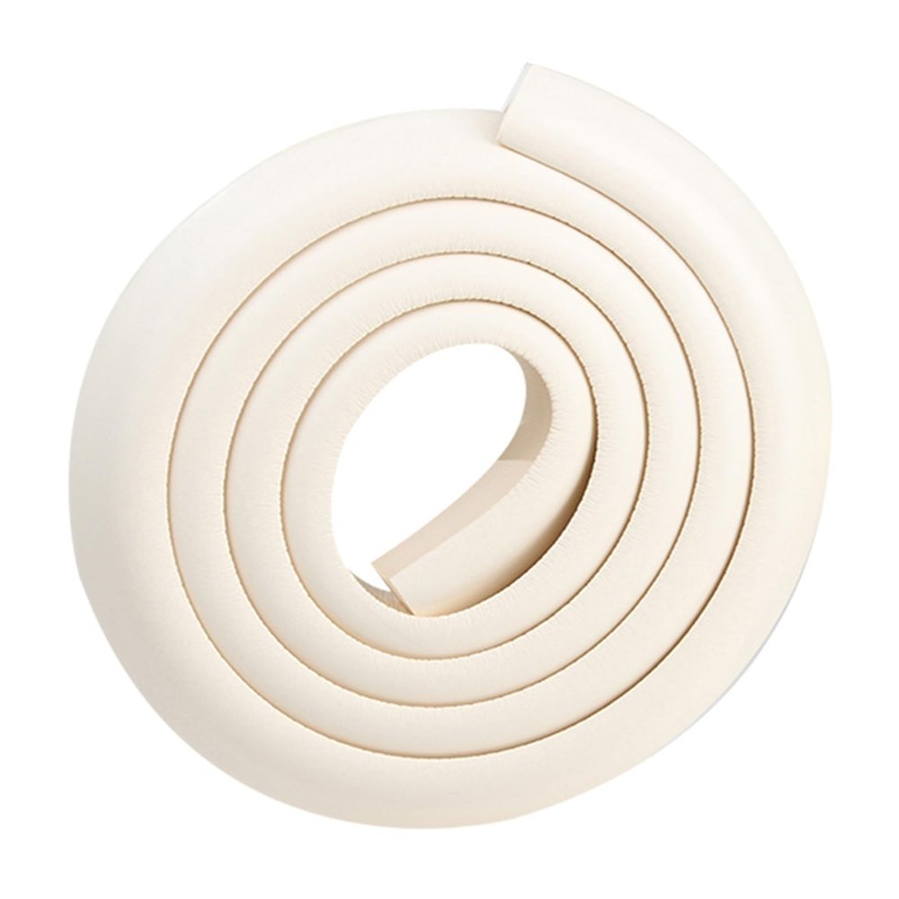XPLKQXE Foam Corner and Edge Guard, NBR Padding, Self-Adhesive, White, 1 pc