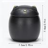 EdirFtra Mini Ceramic Urn, Pet Memorial Urn, 7.4 × 7.5 cm view 2