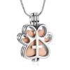 Pet Memorial Paw Print Urn Necklace for Dog or Cat view 1