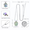 Pet Paw Print Cremation Memorial Locket Necklace for Dog or Cat view 2