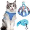 Escape-Proof Cat Harness with Leash, Soft Vest for Cats, Kittens, Dogs and Chihuahuas (Color: B, Size: M) view 1