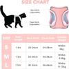 Escape-Proof Cat Harness with Leash, Soft Vest for Cats, Kittens, Dogs and Chihuahuas (Color: B, Size: M) view 2