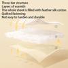 PUIOKA Winter Quilted Fitted Sheet, Warm and Comfortable Mattress Protector with Bed Skirt, Floral Pattern view 4