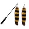 ELMAIN Cat Feather Teaser Wand with Bell and Replaceable Fox Tail – Product B view 1