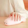MyrRhe Pocket Winter Hand Warmer Silicone-Sealed Hot Water Bottle, Pink view 4