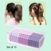 15-Piece Set of Thick, Elastic Hair Ties, 5.5 cm view 4